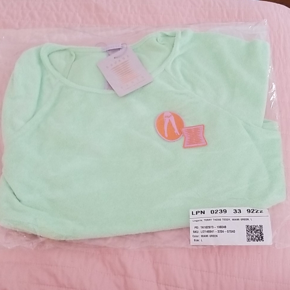 Savage X Fenty Terry thong teddy - Picture 3 of 4